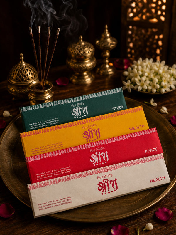 Agarbatti Combo - Health, Peace, Gruhshanti, Wealth, Study