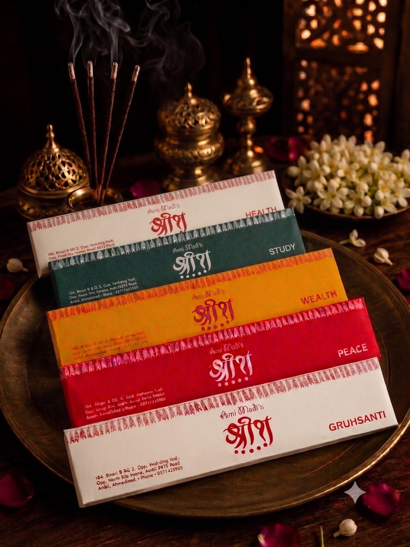 Agarbatti Combo - Health, Peace, Gruhshanti, Wealth, Study